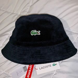Supreme Lacoste bucket hat